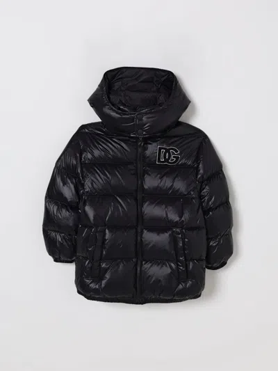 Dolce & Gabbana Jacket  Kids Color Black In Blue