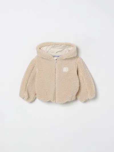 Dolce & Gabbana Babies' Jacket  Kids Color Yellow Cream
