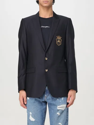 DOLCE & GABBANA BLAZER DOLCE & GABBANA MEN COLOR BLUE,G41557009
