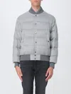 Dolce & Gabbana Reversible Flannel Outerwear Bomber Jackets Grey In Gray