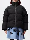 Dolce & Gabbana High-neck Zip-up Down Jacket In Schwarz