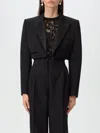 Dolce & Gabbana Wool-blend Spencer Tuxedo Blazer In Schwarz