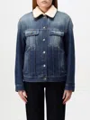 Dolce & Gabbana Logo Plaque Denim Jacket In Denim