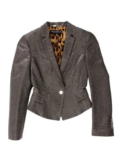 Pre-owned Dolce & Gabbana Jacket In Gray
