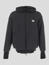 Dolce & Gabbana Men's Jersey Full-zip Jacket In Grey