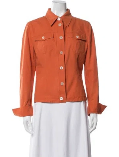 Pre-owned Dolce & Gabbana Jacket In Orange