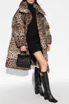 Dolce & Gabbana Jacket With Animal Motif In Brown