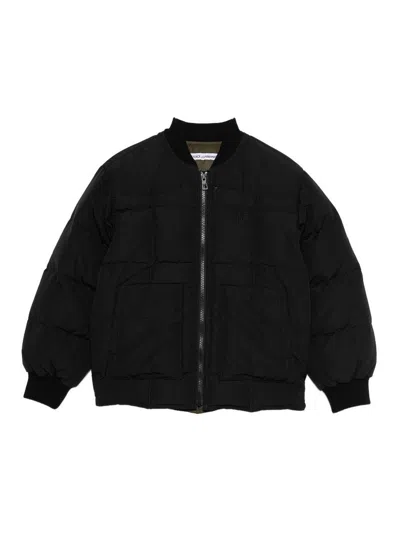 Dolce & Gabbana Kids' Jacket With Logo In Black