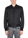 Dolce & Gabbana Black Bomber Jacket In Black