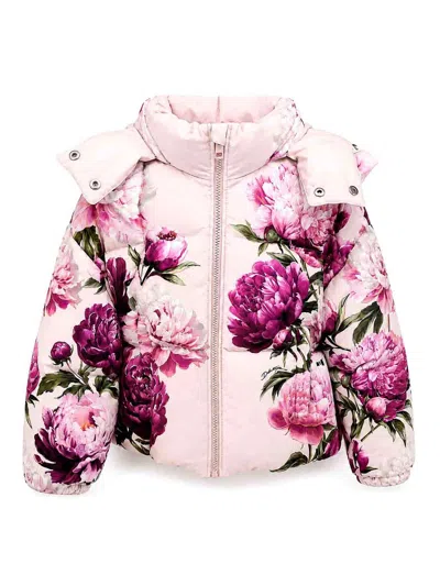 Dolce & Gabbana Kids' Jacket With Print In Animal Print