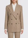 Dolce & Gabbana Grey Viscose Jacket In Brown