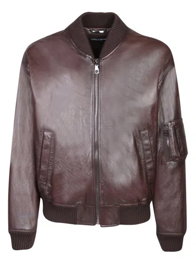 Dolce & Gabbana Jackets In Brown