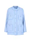 Dolce & Gabbana Rachel Multipocket Jacket In Blue