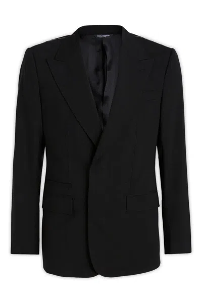 Dolce & Gabbana Jackets & Vests In Black