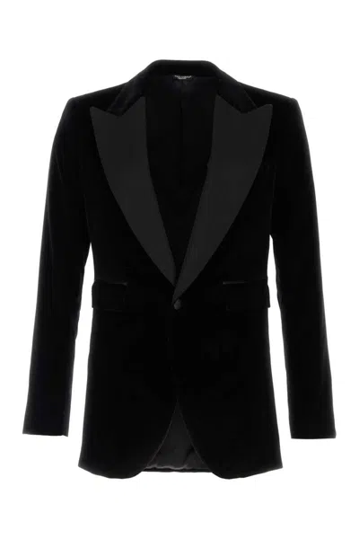 Dolce & Gabbana Jackets And Vests In Black
