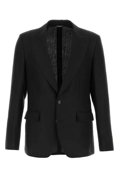 Dolce & Gabbana Jackets And Vests In Black