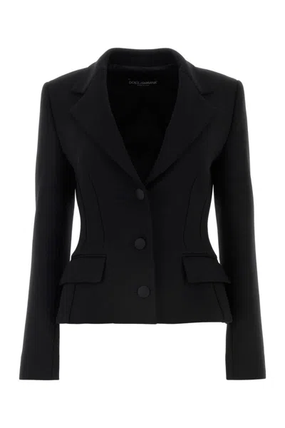 Dolce & Gabbana Jackets And Vests In Black