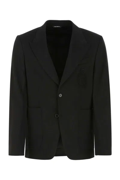 Dolce & Gabbana Jackets And Vests In Black