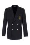 Shop Dolce & Gabbana Jackets And Vests In Bluscuro