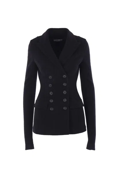 Dolce & Gabbana Black Wool Blazer