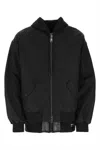 Dolce & Gabbana Men's Nylon Bomber Jacket In Black