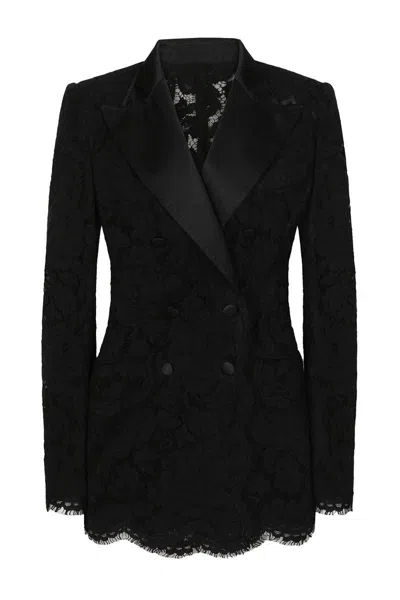 Dolce & Gabbana Black Double-breasted Blazer