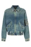Dolce & Gabbana Denim Bomber With Tag In Blue