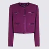 Dolce & Gabbana Violet Cotton Casual Jacket