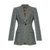 Dolce & Gabbana Tweed Jacket With Flap Pockets And Peak Lapels In Multi