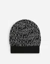 Dolce & Gabbana Jacquard Knit Hat In Multicolor