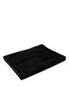 Dolce & Gabbana Jacquard-logo Beach Towel In Black