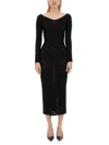 Dolce & Gabbana Midi Dress In Black