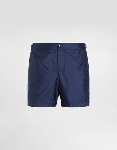 Dolce & Gabbana Jacquard Logo Swim Boxers