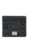 Dolce & Gabbana Coated Canvas Wallet With With All-over Logo