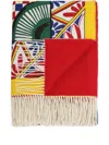 Dolce & Gabbana Jacquard-pattern Blanket In Red