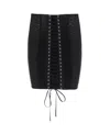 Dolce & Gabbana Jacquard Pencil Skirt In Black