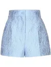 Dolce & Gabbana Jacquard Tailored Shorts In Blue