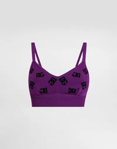 DOLCE & GABBANA JACQUARD TOP