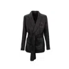 Dolce & Gabbana Jacquard Tuxedo Jacket Men In Black