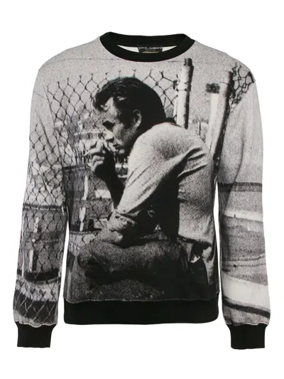 Pre-owned Dolce & Gabbana James Dean-print Sweatshirt