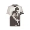 Dolce & Gabbana Cotton T-shirt With James Dean Print In Gray