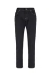 Dolce & Gabbana Trousers With Belt Loops And Contrast Stitching In Black