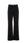 Dolce & Gabbana Straight Medium Waist Denim Jeans In Black