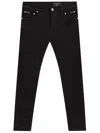Dolce & Gabbana Black Slim Jeans In Stretch Denim In Nero