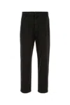 Dolce & Gabbana Cotton Trousers With Belt Loops And Pockets In Black