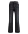 Dolce & Gabbana Straight Cut Jeans With Adjustable Fit And Comfort In Black