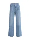 Dolce & Gabbana Classic Flared Jeans With High Waist In Blue
