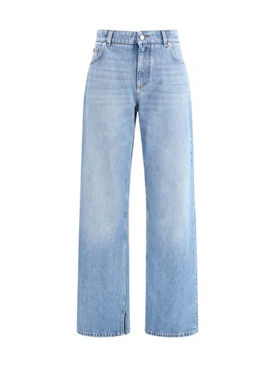 Dolce & Gabbana Straight Jeans In Blue