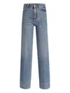 Dolce & Gabbana Fold-effect High-rise Jeans In Blue