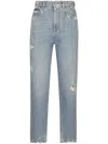 Dolce & Gabbana Women Jeans Amber Vita Alta In Blue